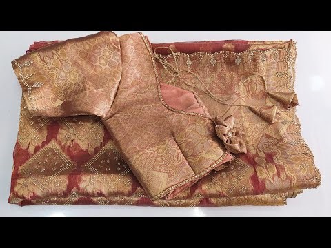 Back Neck Designs for Blouse | Blouse Back Neck Design Cutting and Stitching | Blouse Design