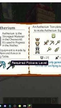 CÓMO CONSEGUIR AETHERIUM en MINECRAFT con el MOD ANCIENT ELEMENTS