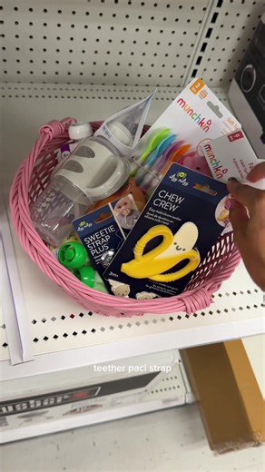 First year round an Easter basket I’m crying 🥲🥲🥲 filled it of things she needs!!! Happy (almost) Easter!!! 🐣✝️