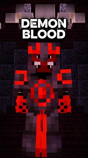 Minecraft: DEMON BLOOD Armor Trim #minecraft #shorts