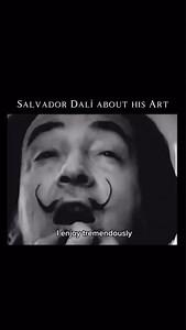 Footage interview of Salvador Dalì about his art #salvadordalí #salvadordalíart #surrealism | Contemporary Art