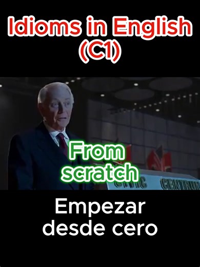 From scratch Nivel CEFR: C1 (intermedio, muy común en inglés cotidiano) Procedencia: Proviene del sentido literal de empezar desde una línea de salida (scratch), sin nada preparado previamente. Con el tiempo pasó a significar comenzar algo desde cero, sin usar materiales, ideas o avances previos. Significado: Se usa para decir que algo se hace completamente desde el principio, sin ayuda previa ni atajos. 👉 Muy común en cocina, proyectos, negocios y aprendizaje. Equivalentes en español: Desde ce