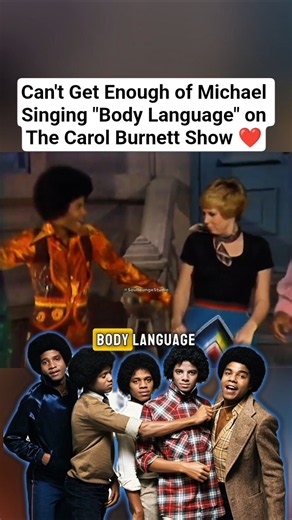 THE JACKSON 5 Performing "Body Language" on The Carol Burnett Show Is Pure Joy ❤️ | Michael Jackson