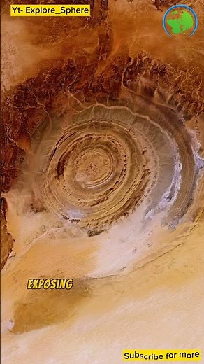 richat structures- the eye of sahara desert #saharadesert