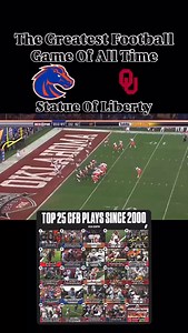 The Statue Of Liberty Play should be #1 and the Hook & Ladder #2 on this list! #BleedBlue | #BoiseState Support the program. Everything Counts↙️ BlueElevation.Org BECOME A MEMBER Support Companies that support Boise State University⬇️ ServingBroncoNation.Com/directory | Bronco Nation
