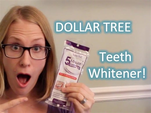 Dollar Tree teeth whitener review!