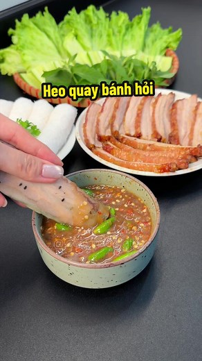 Heo quay bánh hỏi - Cách pha mắm nêm ngon cho món heo quay