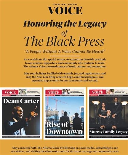 The Atlanta Voice 2025 Year in Review: A Year of Legacy, Leadership, and Looking Forward
