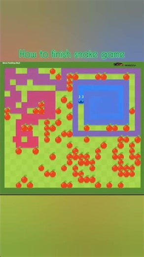 how to finish snake game 🎮🎯 #snakegame