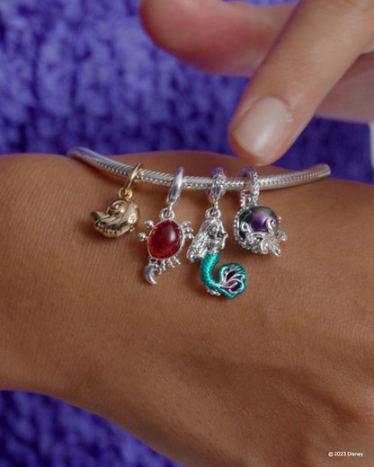 Journey beyond the sea and discover treasures untold with charms and jewellery inspired by Disney’s The Little Mermaid. Discover your own treasures: https://pandora.lucerneluxe.com/collections/disney_x_pandora?utm_source=FB #DisneyxPandora #PandoraJewellery #PandoraCharms | Pandora