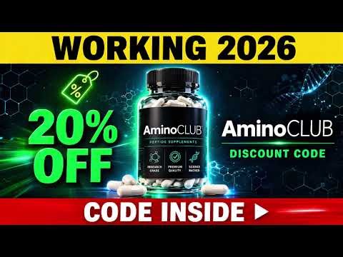 AminoCLUB promo code March 2026