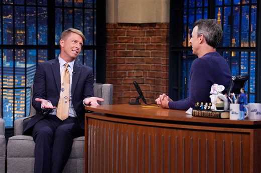 Why 30 Rock's Jack McBrayer Packs Seth Meyers' Cool Wedding Favor When He Travels