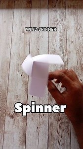 385K views · 3.1K reactions | Fun paper spinner craft|how to make a origami wind spinner craft folding | Kishore | Facebook