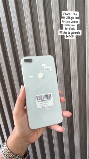 iPhone 8 Plus 256 GB Factory Unlock | 60 días garantía
