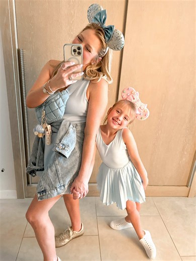 Princess energy only, clearly. 👑✨ #magickingdom #minime #oldestdaughter #disneyparks #princesscore