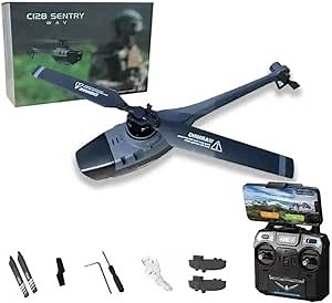 Remote Control Helicopter, RC Helicopter with 1080P Camera, One Key Take Off/Landing,Mini Helicopter with 6-Axis Gyro Optical Flow Localization for Adults Kids (23 * 8cm)