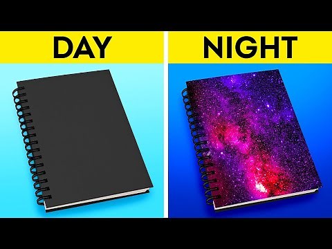 AWESOME ART HACKS & SCHOOL DIY IDEAS