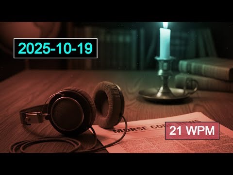 Morse Code News | 2025-10-19 | 21wpm