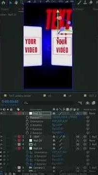 3D transition part 2 After effects👀 #adobeaftereffects #3dcompositing #davinciresolve #animation