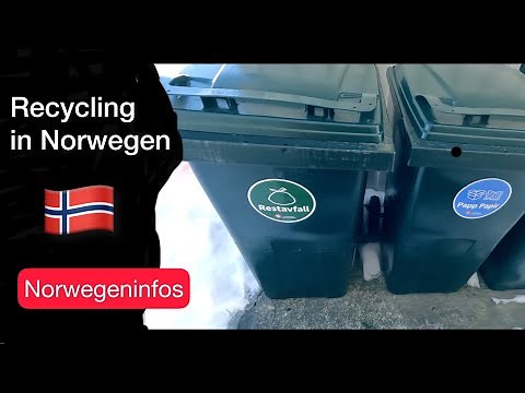 Norwegeninfos: Mülltrennung und Recycling in Norwegen - Leben und Alltag in Norwegen