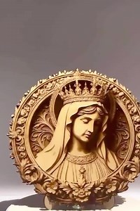 Virgin Mary 3D Illusion Digital Design for Wood Laser Engraving, Blessed Mother Religious Art. CO2 Laser L Diode Laser L Glowforge Laser. - Etsy