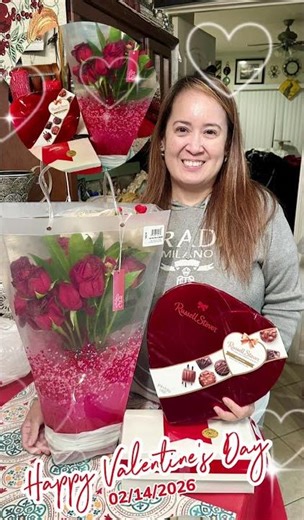 He understood the assignment—flowers, chocolate, cake secured. Mrs. Zabala feels loved 💝