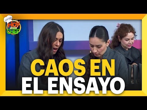 Confusion and burnt oil at rehearsals for "Hoy soy el Chef" | Hoy Program