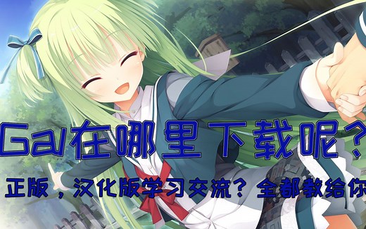 Galgame游戏下载？入正全流程