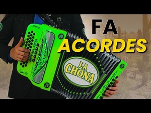 Tutorial La Chona, SOLO 2 POSTURAS! Acordes ó Acompañamiento, Fácil Acordeón de Fa