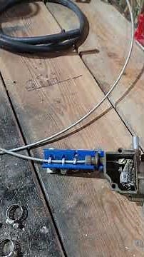 Chevy C60 2 speed axle switch cable repair.