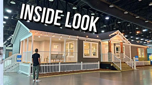 I toured a brand new prefab home that has way more space than I was expecting