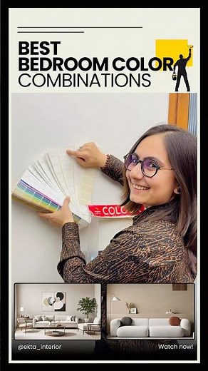 Best Color Combinations for BEDROOM 🤩 #Home #InteriorDesign