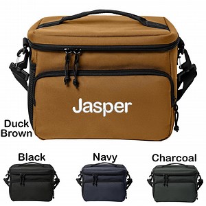 Personalized Lunch Bag Box Cooler, 18 Can, Polyester Canvas Fabric, Insulated Embroidered School Work Sports, Monogrammed Custom Name - Etsy