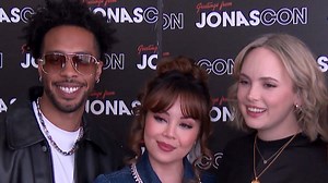 98K views · 799 reactions | Anna Maria Perez De Tagle (Ella), Matthew Finley (Luke) and Meaghan Martin (Tess) reunite at JonasCon, a one-day fan event in honor of Kevin, Joe and Nick's 20th anniversary as a band, the Jonas Brothers! | Entertainment Tonight | Facebook
