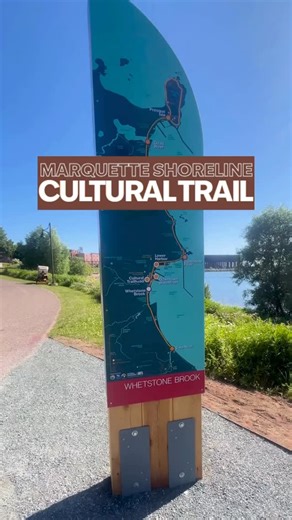 The Shoreline Cultural Trail tells the story of Marquette through the people, the land, and the water that connect us all. 🌊⁠ ⁠ Each stop invites you to pause, reflect, and discover.⁠ ⁠ From Presque Isle Park to the Carp River, explore art, history, and the stories that shaped this place along seven miles of the city’s shoreline.⁠ ⁠ #onyourmarq #marquettemi | Travel Marquette