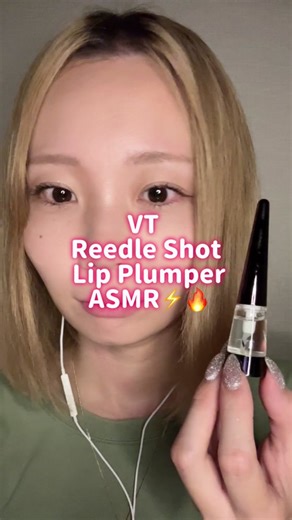 VT Reedle Shot Lip Plumper ASMR Makeup Review
