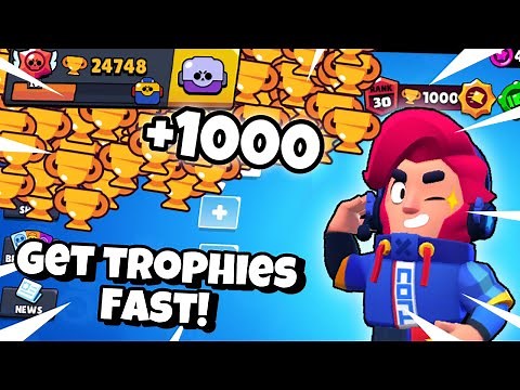 How to Get Trophies FAST in Brawl Stars | Tips and Tricks | Push Trophies Fast In Brawl Stars!