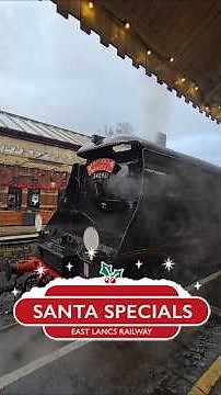 Come With Us To Experience The East Lancashire Railway Santa Special Train Ride.
