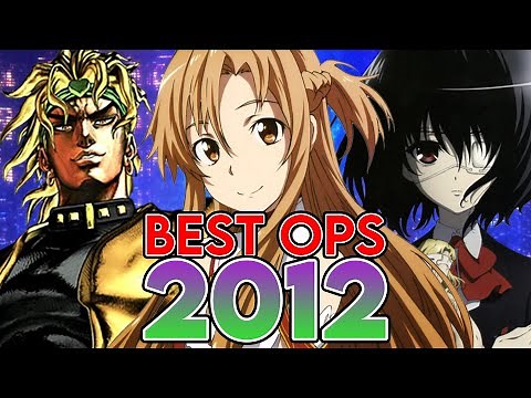 Top Anime Openings of 2012