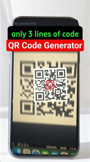I make my own QR Code Generator #python #shorts