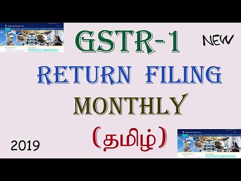 GSTR 1 RETURN FILING MONTHLY // GSTR-1 RETURN FILING IN TAMIL