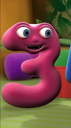 Who's Taller? 4 or 3? | #Numberjacks #Shorts #kidsvideos #learnmaths