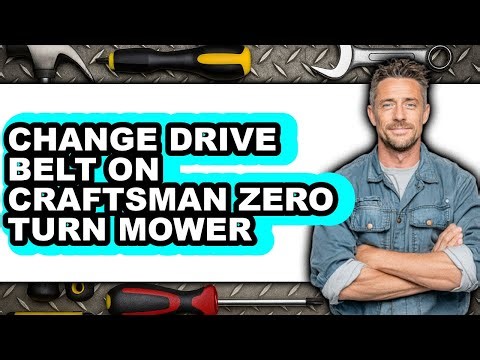 How to Change Drive Belt on Craftsman Zero Turn Mower (full Guide)