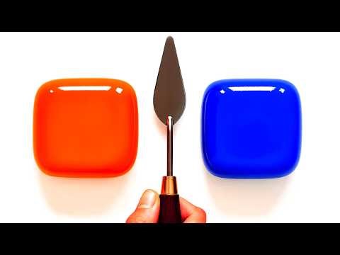 guessthe final color🎨Mixing Clay With Powder,Acrylic,glitter|Satisfying video|Colormixing|Art