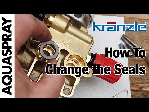 How to change the Water Seals | Kranzle Pressure Washers