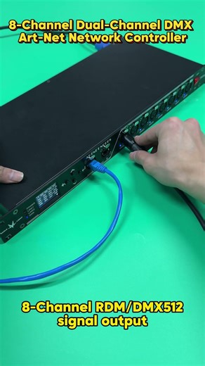 8-Channel Dual-Channel DMX Art-Net Network Controller