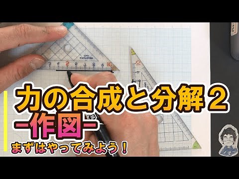 【解説】中３理科 力の合成と分解２ー作図ー