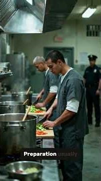 Prison Food Explained: How Meals Are Prepared and Served Behind Bars| Inside Prison Kitchens #shorts
