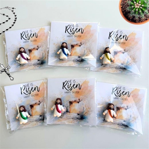 Easter Favors Christian Mini Jesus Pocket Cards Church Easter Gifts for Kids Religious Easter Basket Stuff Church Gift Religious Gift School - Etsy