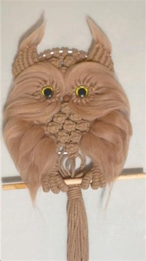 Macrame Felted Wool Owl 🦉 | Quick Sneak Peek Tutorial ✨